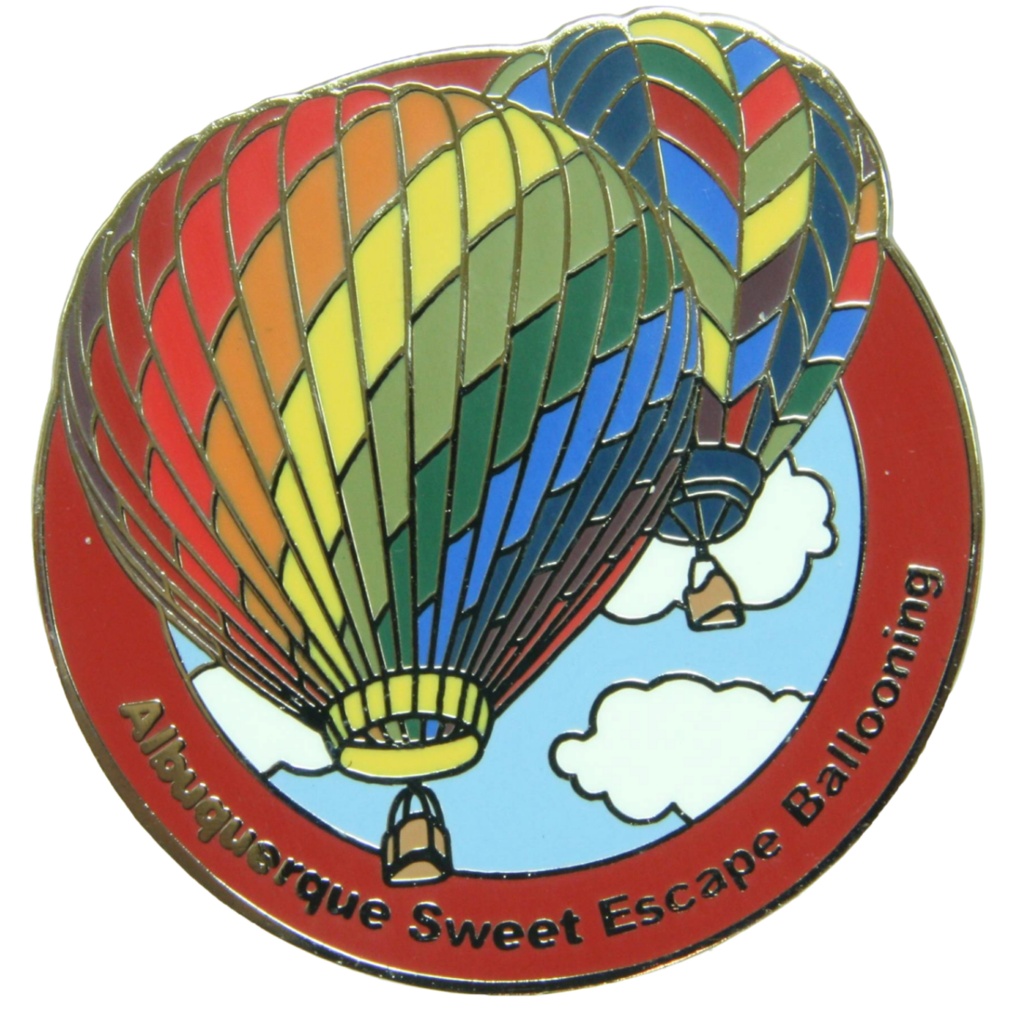 Albuquerque Sweet Escape Ballooning Company Enamel Pin