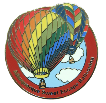 Albuquerque Sweet Escape Ballooning Company Enamel Pin