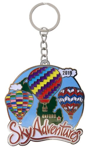 Custom Balloon Merch – Silver Keychain – Balloon Company SkyAdventures Custom Balloon Merch - Silver Keychain - Balloon Company SkyAdventures